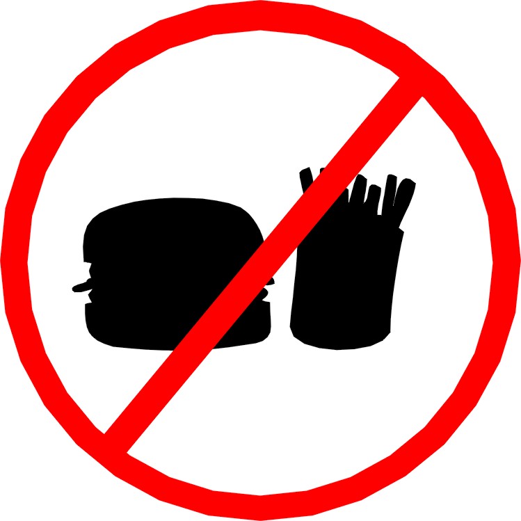 no fast food clipart - photo #46