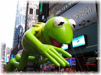 Kermit The Frog was a reminder of being green