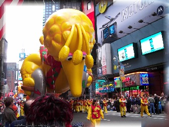 Due to forecasted winds, the balloons were held low adhering to strict safety rules