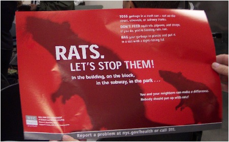 One Rat At A Time -- One Terrorist At A Time!!