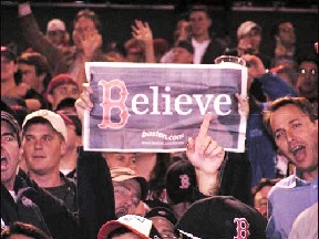 Belief played a vital role in the power of the Red Sox